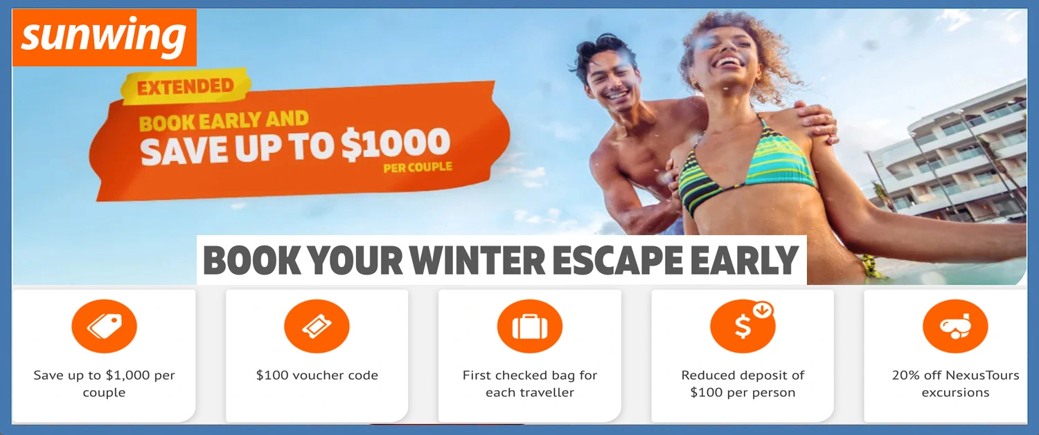 Sunwing Book Early