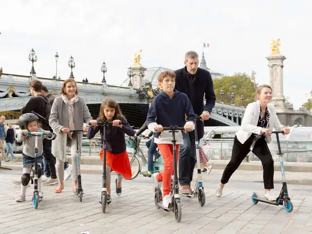 Riding Along the Seine River