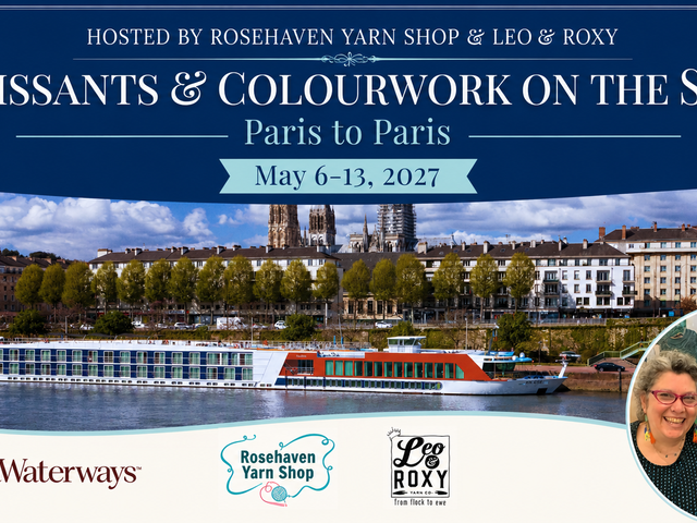 Croissants & Colourwork on the Seine