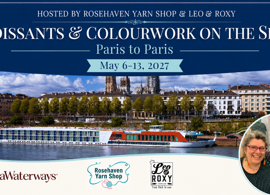 Croissants & Colourwork on the Seine