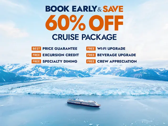 Holland America cruises to Alaska, Europe & Beyond Save $1,600