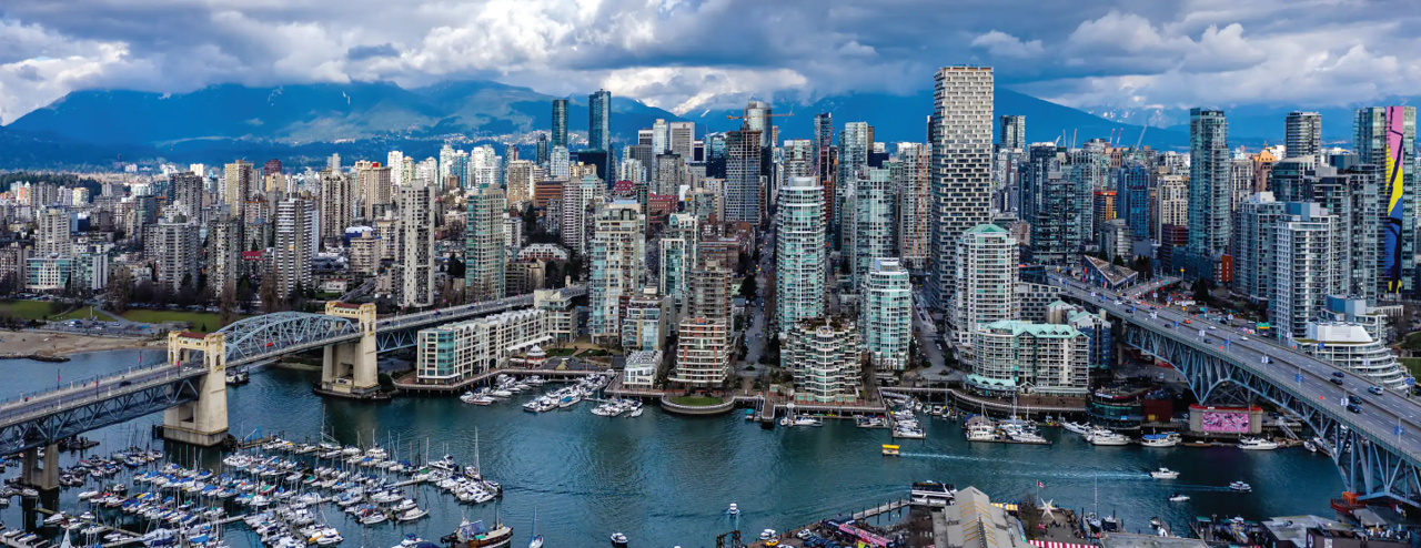Vancouver skyline and harbour