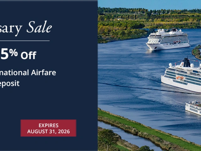 Now is the perfect time to experience the world with Viking’s Anniversary Sale.