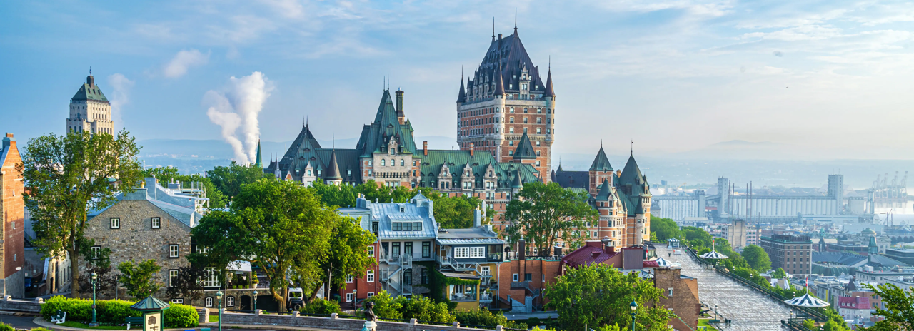 Historic Quebec City and the St. Lawrence River