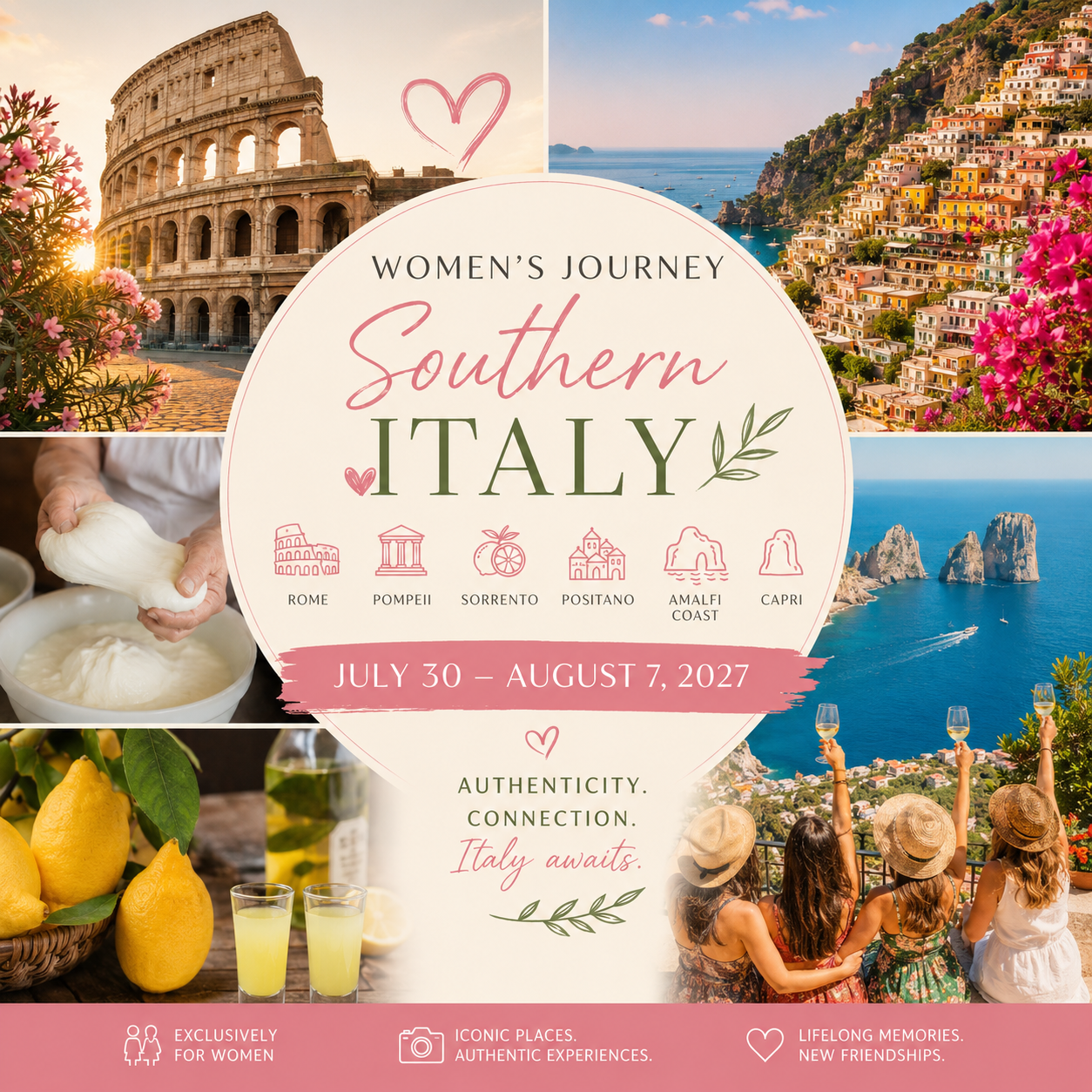 Solo Women Italy Tour August 2027