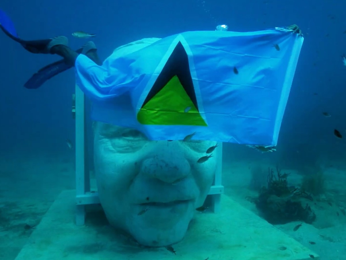 World’s Newest Underwater Sculpture Park Revealed in Saint Lucia