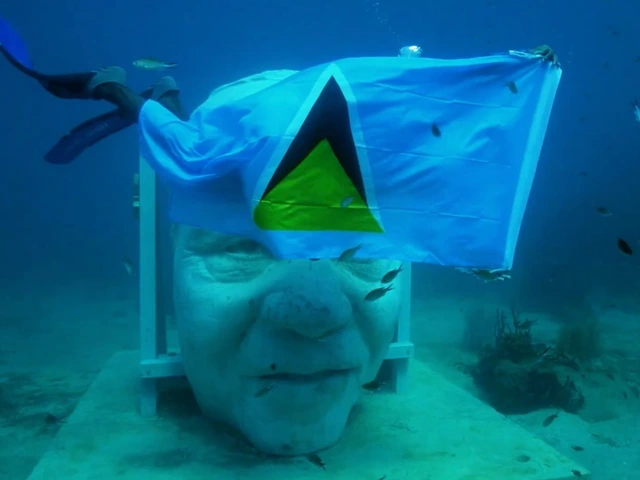 World’s Newest Underwater Sculpture Park Revealed in Saint Lucia