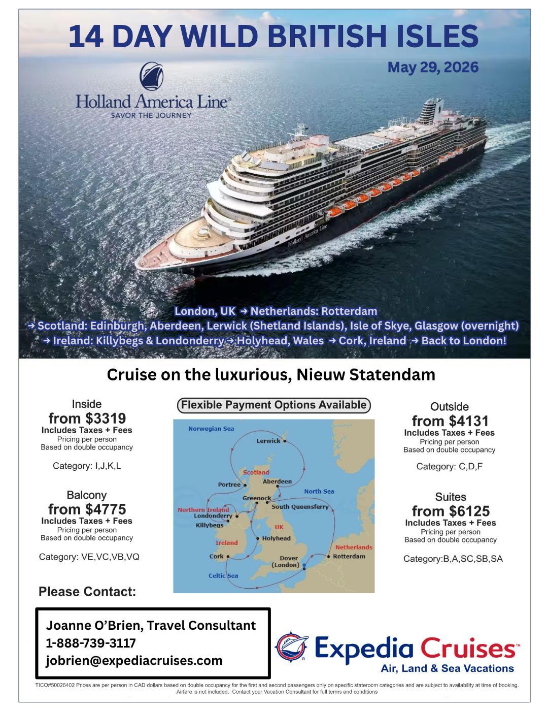 Cruise the British Isles