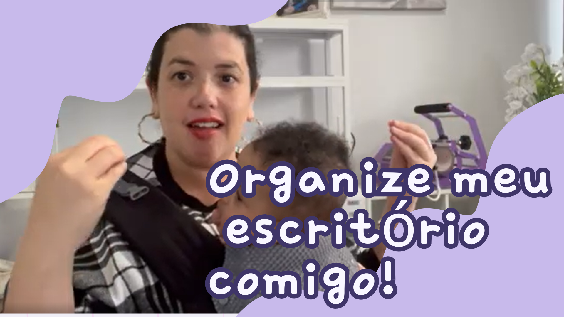 Novo vídeo no ar: A organização do meu escritório / sala de jantar!