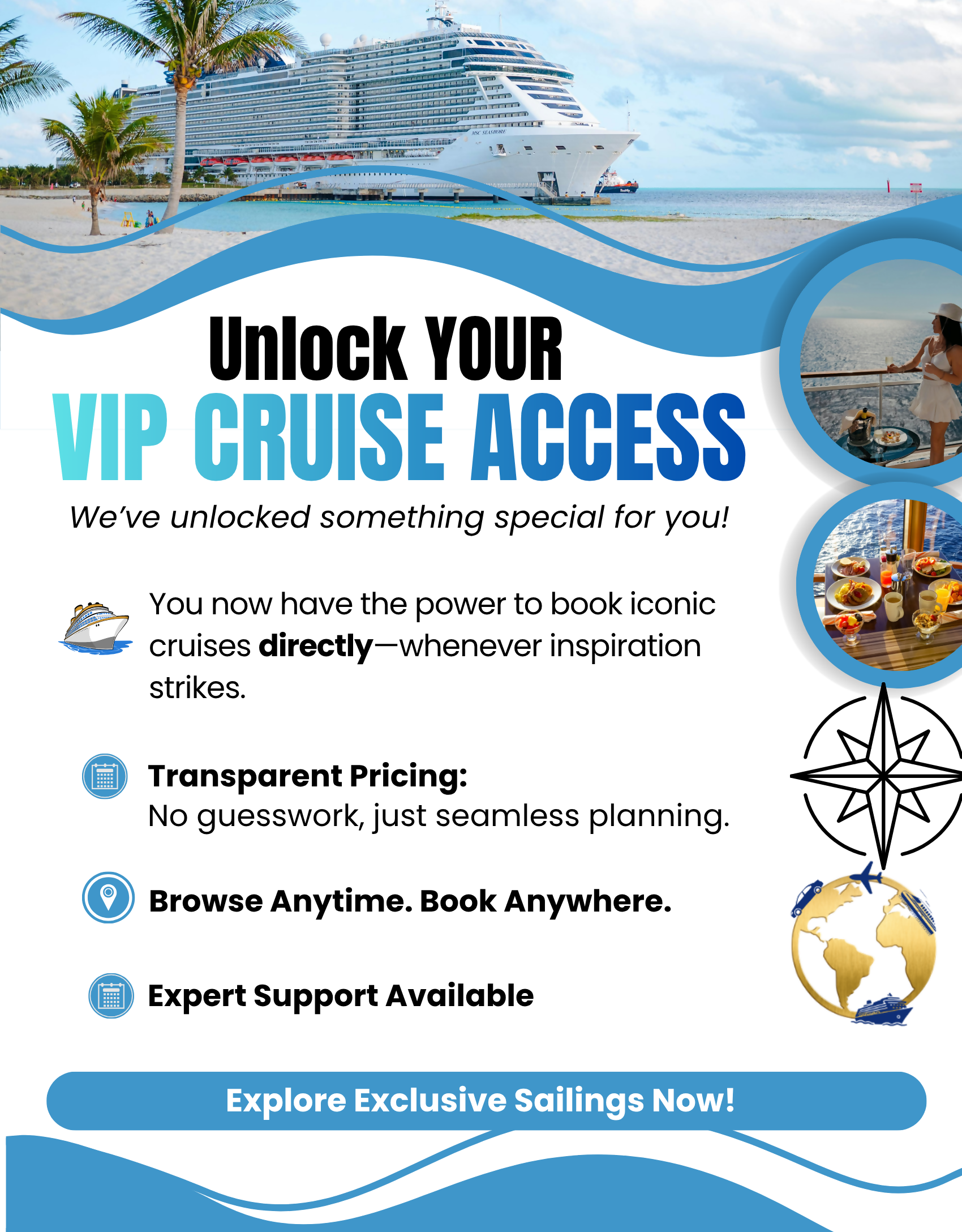 Cruise Booking Pop Up