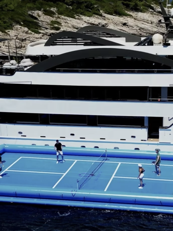 This Overwater Pickleball Court is Causing a ‘Racket’