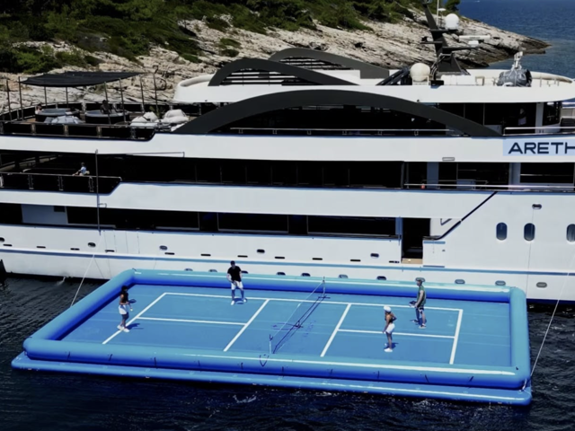 This Overwater Pickleball Court is Causing a ‘Racket’