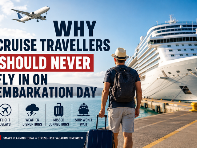 Why I Never Recommend Flying To Your Cruise On Embarkation Day