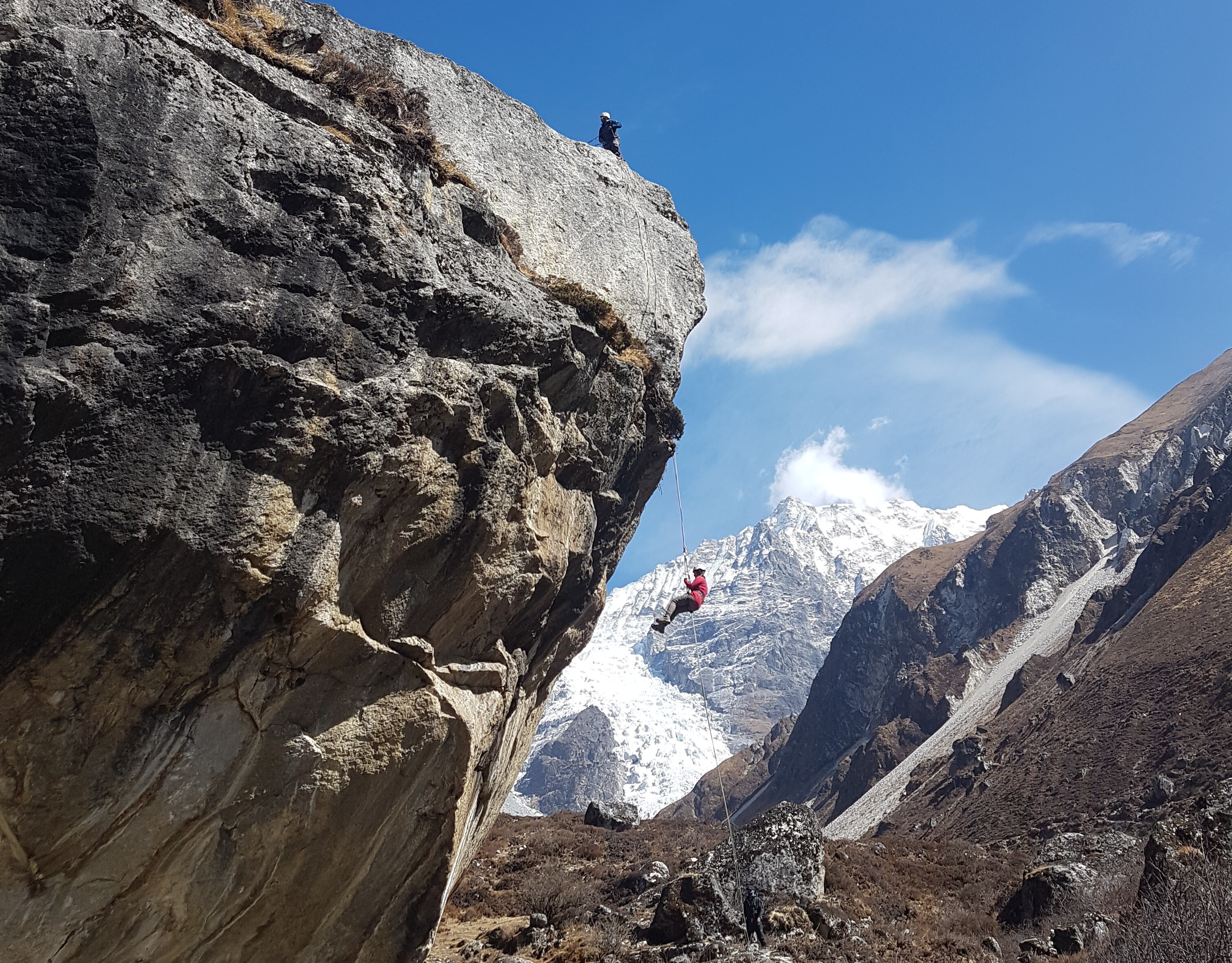 Practice on Rock Climbing