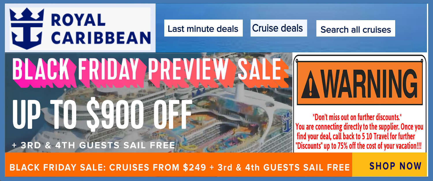 RCCL Cruise Banner Ocean Cruises