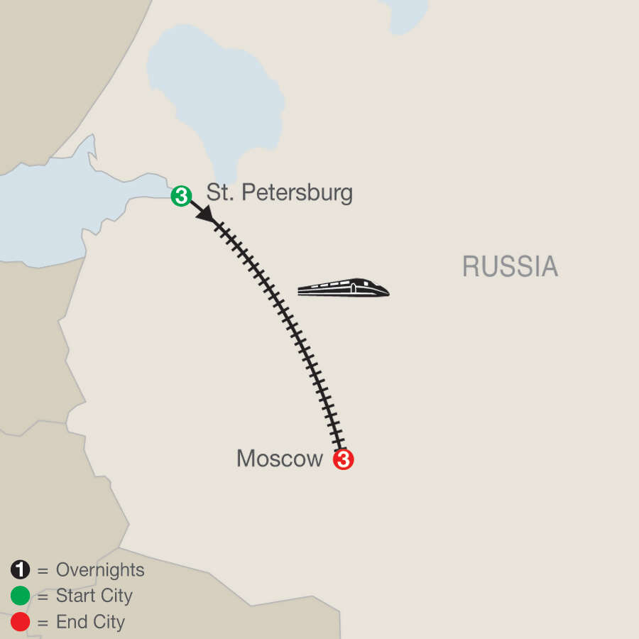 St. Petersburg & Moscow