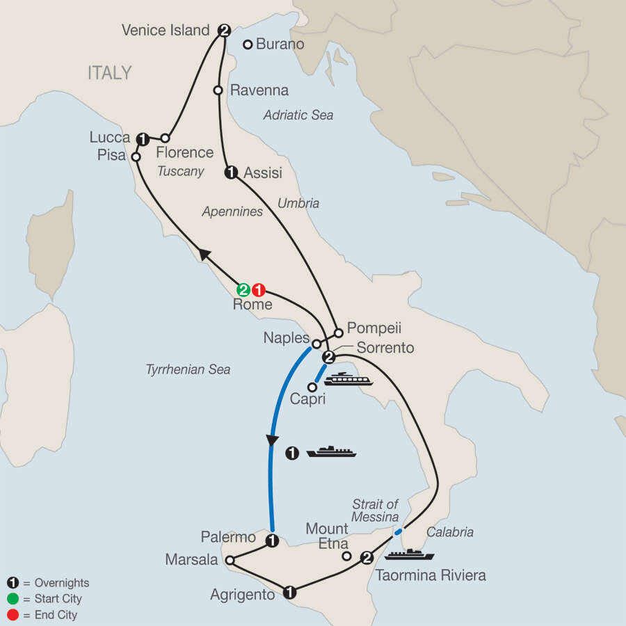 The Best of Italy & Sicily