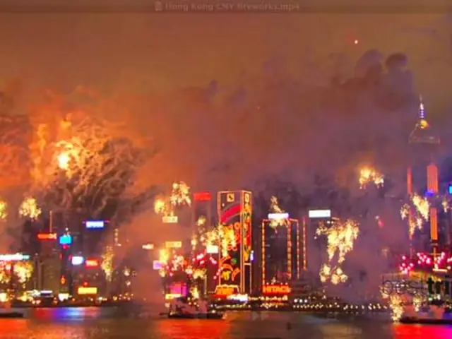 Hong Kong's Chinese New Year Fireworks