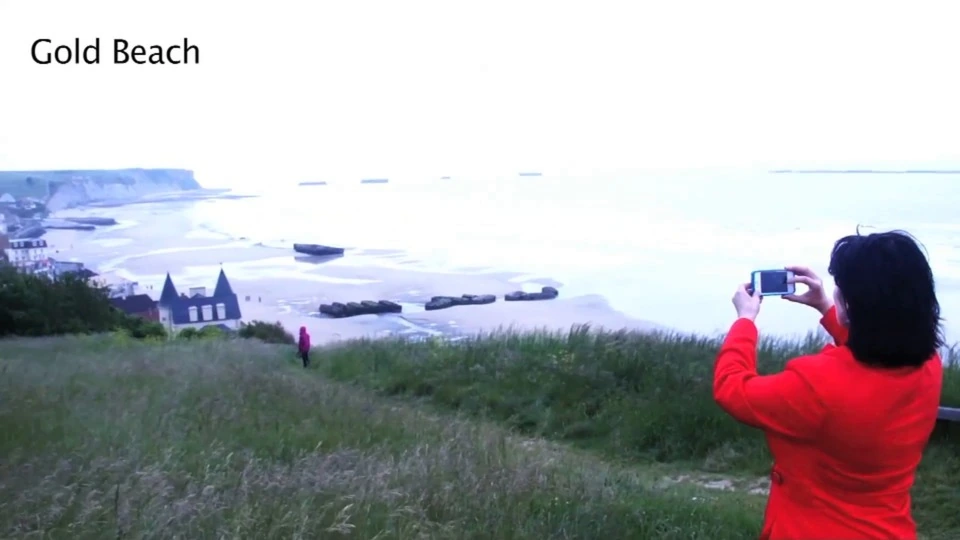 Video: Normandy WW2 Landing Beaches