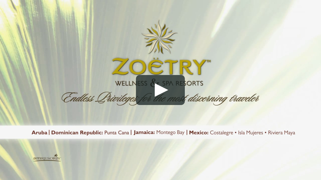 Travel Impressions - Zoetry Brand Commercial