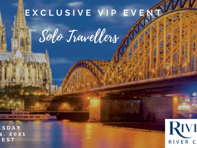 SOLO TRAVELERS - Exclusive VIP Event with Riviera River Cruises