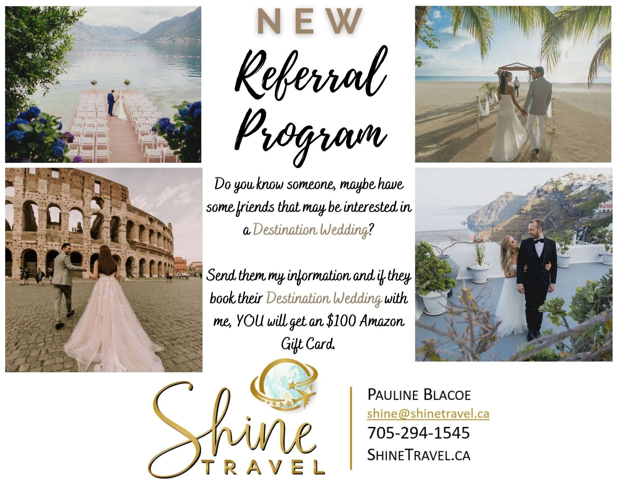 Destination Wedding Referral Program