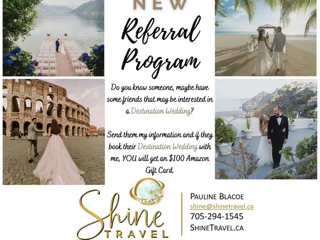 Destination Wedding Referral Program