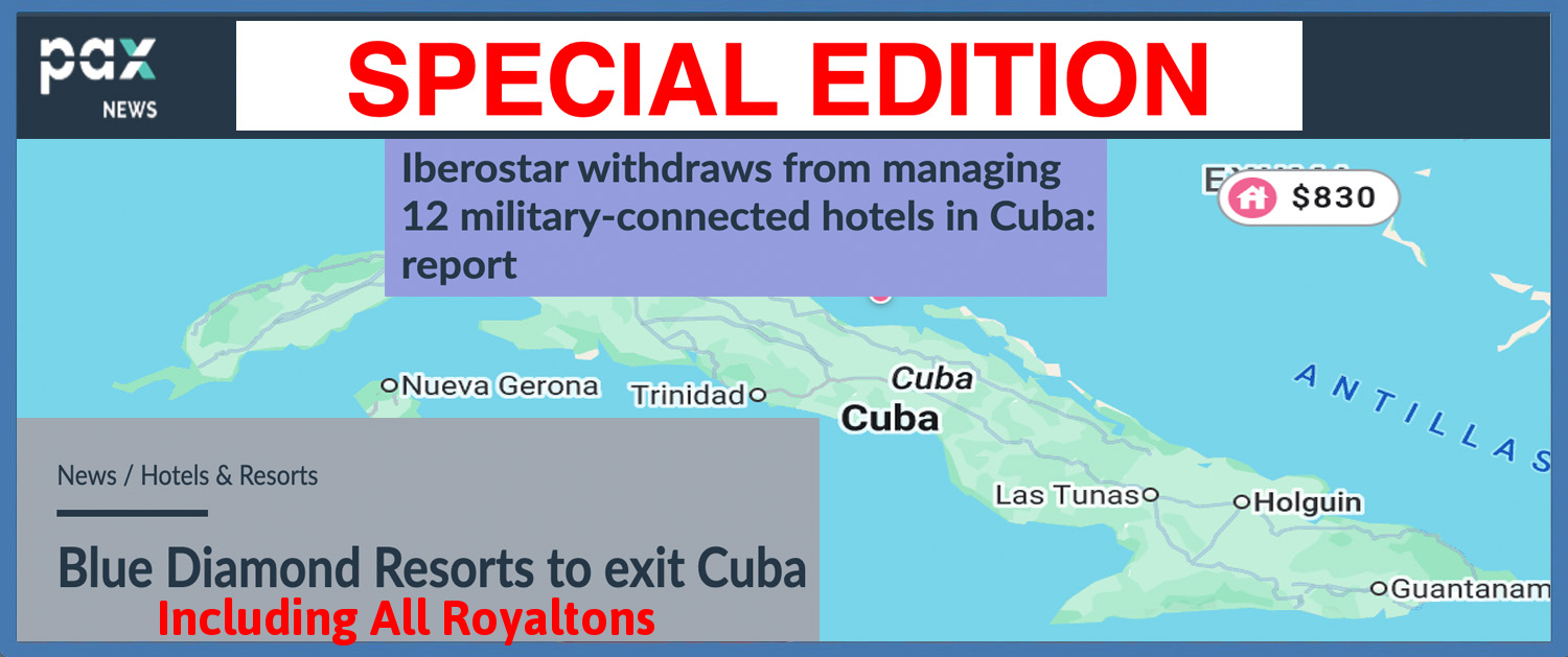 Royalton Exits Cuba