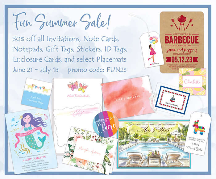 Summer Sale!* 30% Off Popular Items W/ Code FUN23 https://bit.ly/3pecaWN