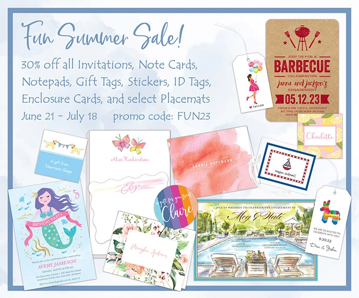 Summer Sale!* 30% Off Popular Items W/ Code FUN23 https://bit.ly/3pecaWN