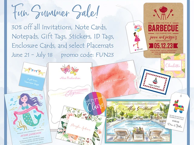 Summer Sale!* 30% Off Popular Items W/ Code FUN23 https://bit.ly/3pecaWN