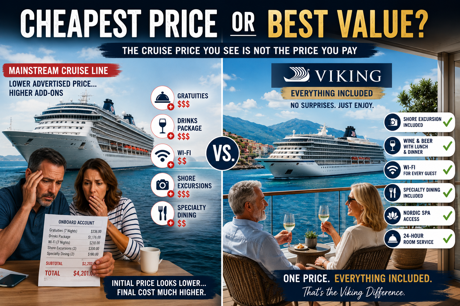 The Cruise Price You See Is Not the Price You Pay