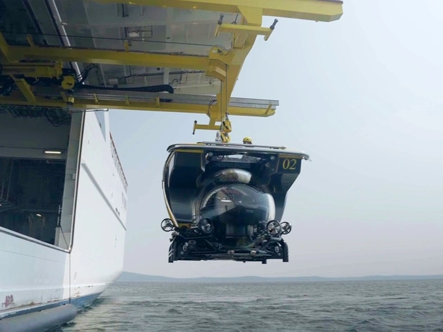 VIDEO: Behind the Scenes Tour of the Submarine Hangar on a Viking Expedition Cruise