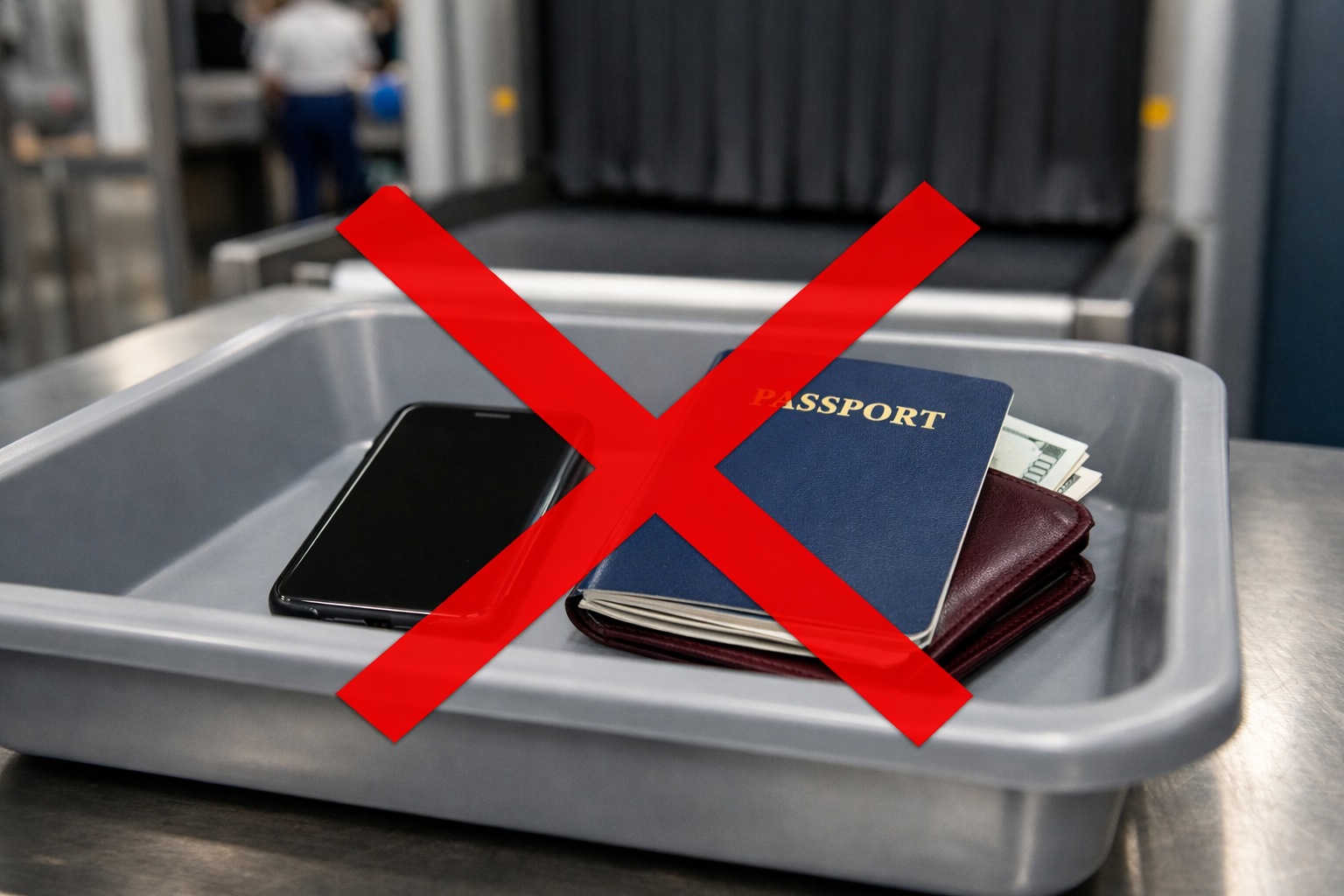 Airport Security Tip: Protect Your Valuables at the Checkpoint