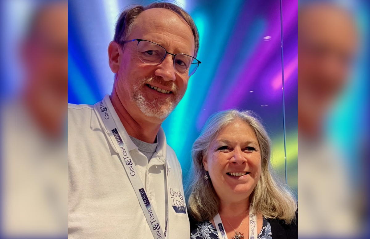 Marc Geuzinge and Angela Jeffreys-Geuzinge of Gin & Tonic Travel. (Supplied)