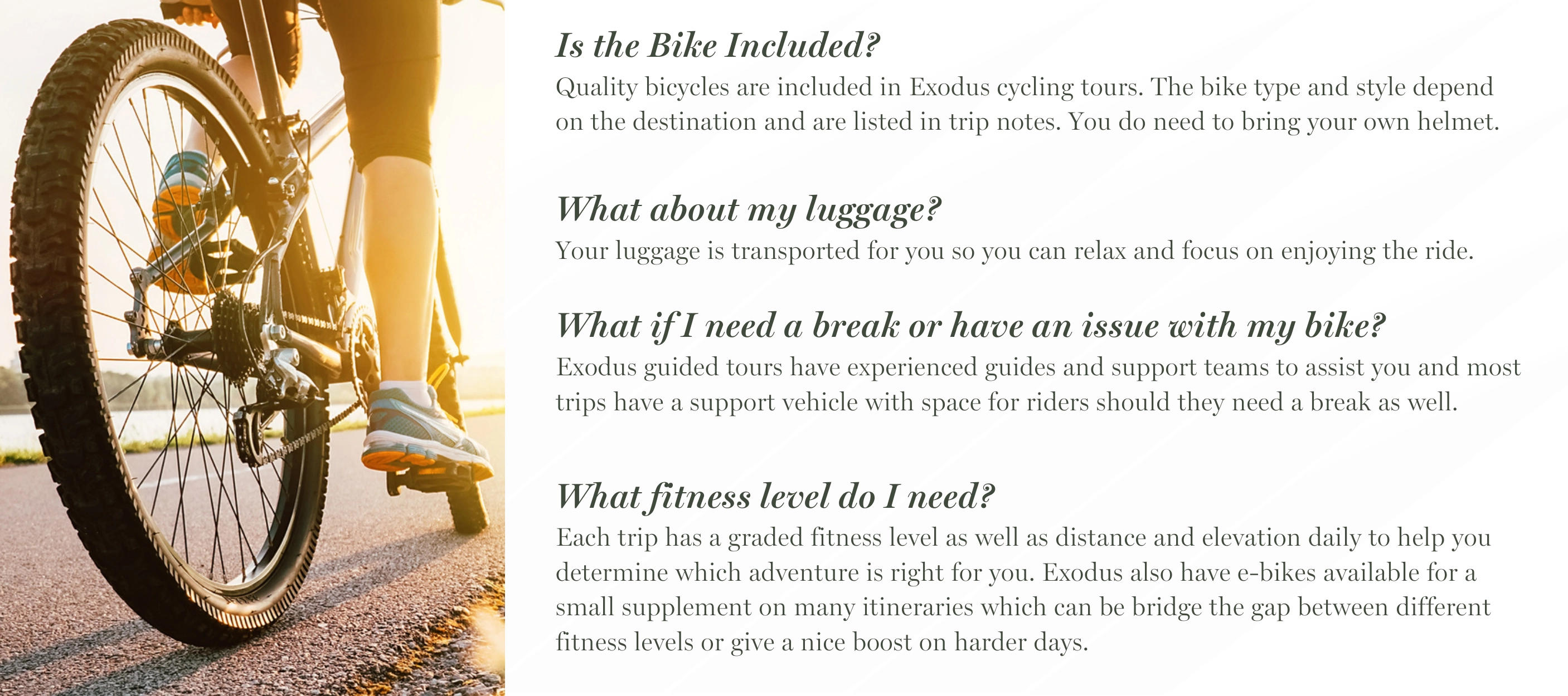 Exodus Cycling Adventures