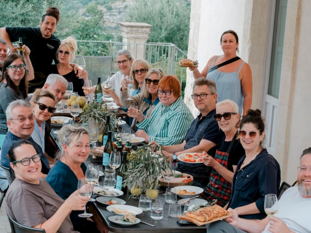 Laura Harris Sicily, Italy Art Retreat with hosts Chef Alessandro & Polina