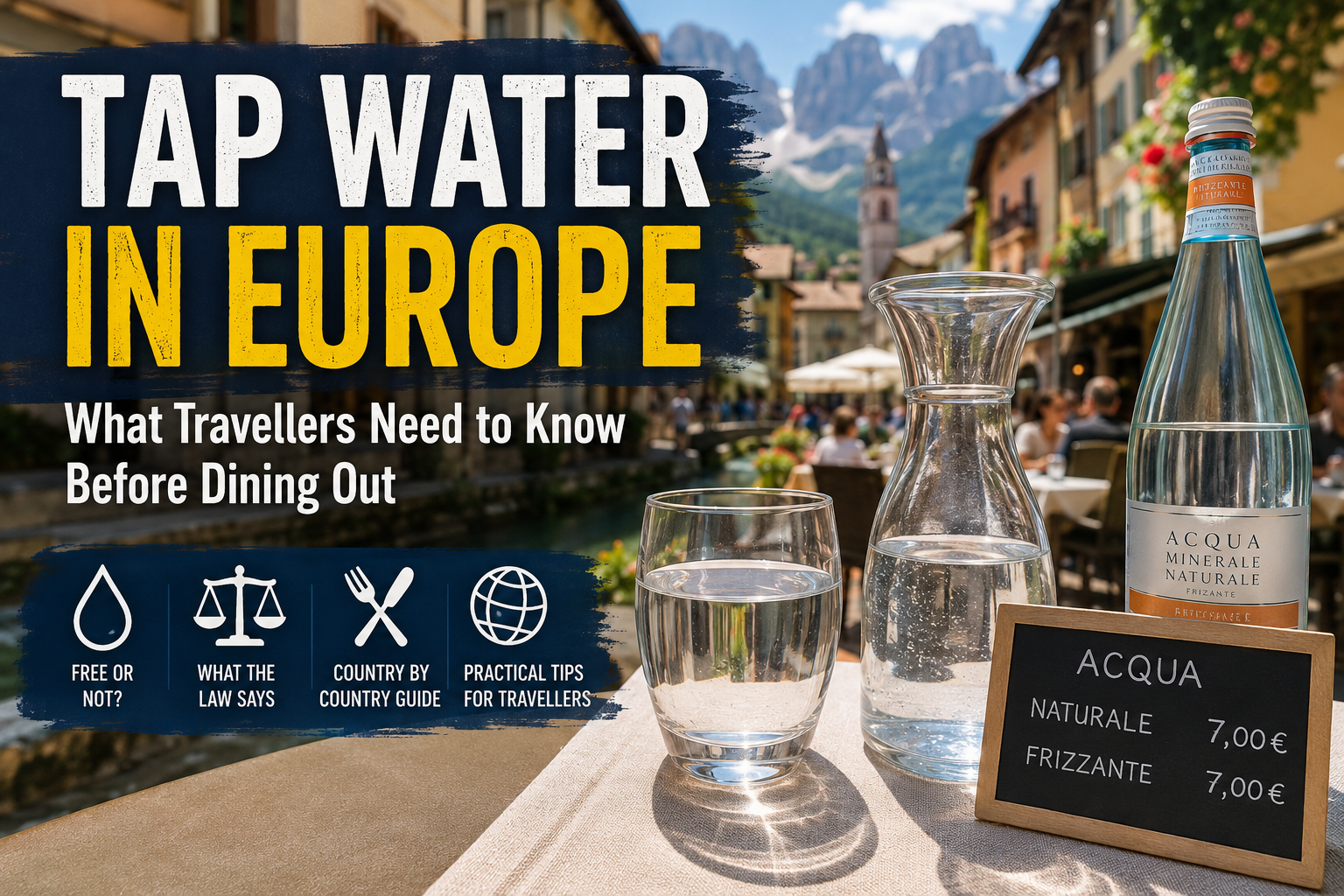 Why You Should Never Assume Tap Water Is Free in Europe