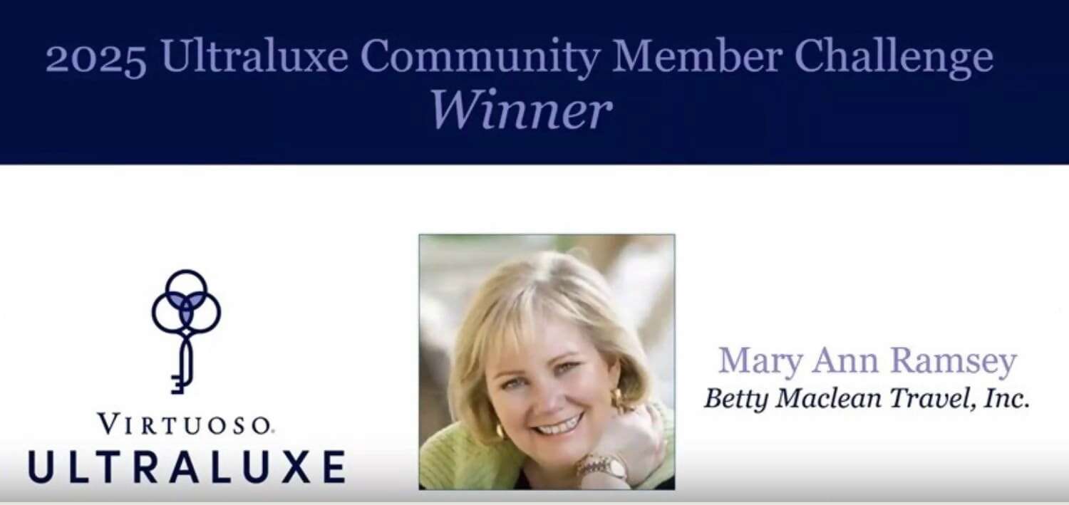 Congratulations to Mary Ann Ramsey — 2025 Virtuoso Ultraluxe Community Member Challenge Winner