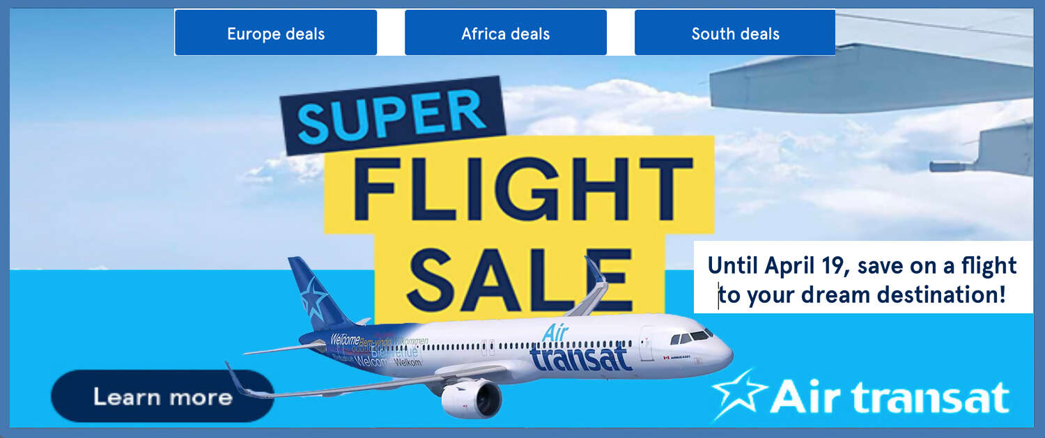 Transat Flight Sale