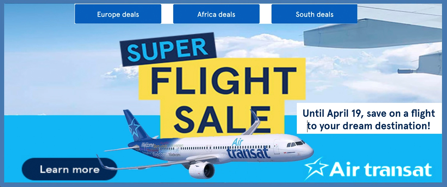 Transat Flight Sale