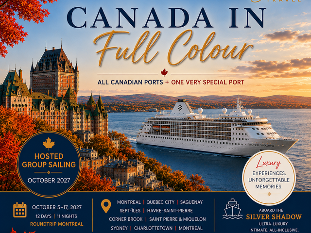 Silversea - Canada Fall Foliage October 2027