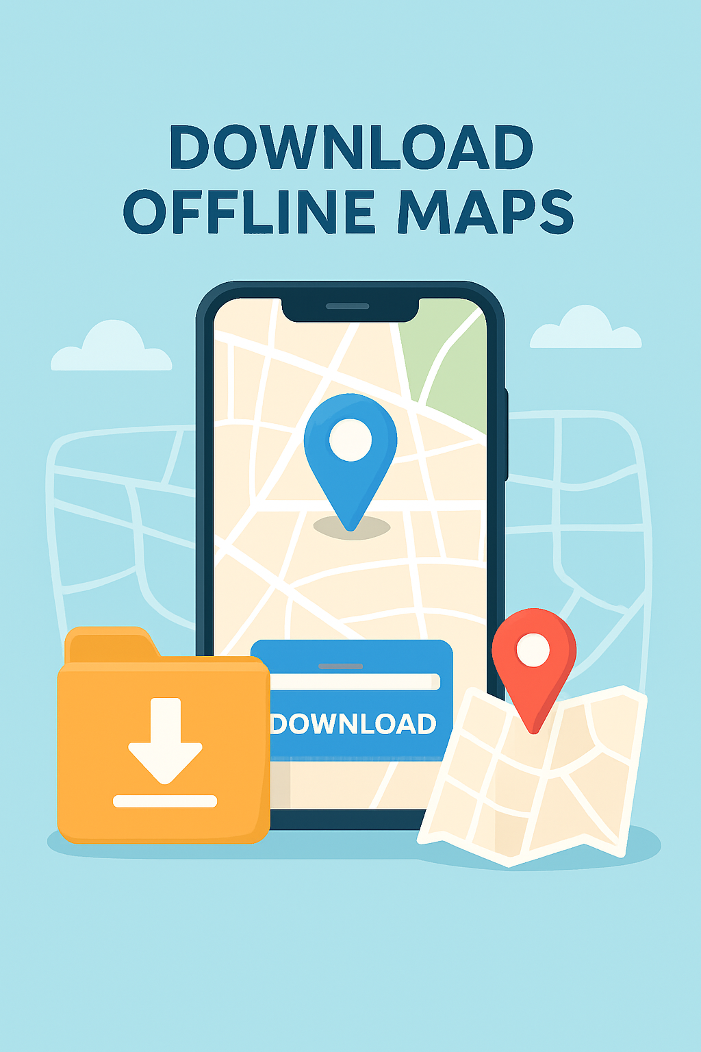 Download Offline Maps to your phone when travelling