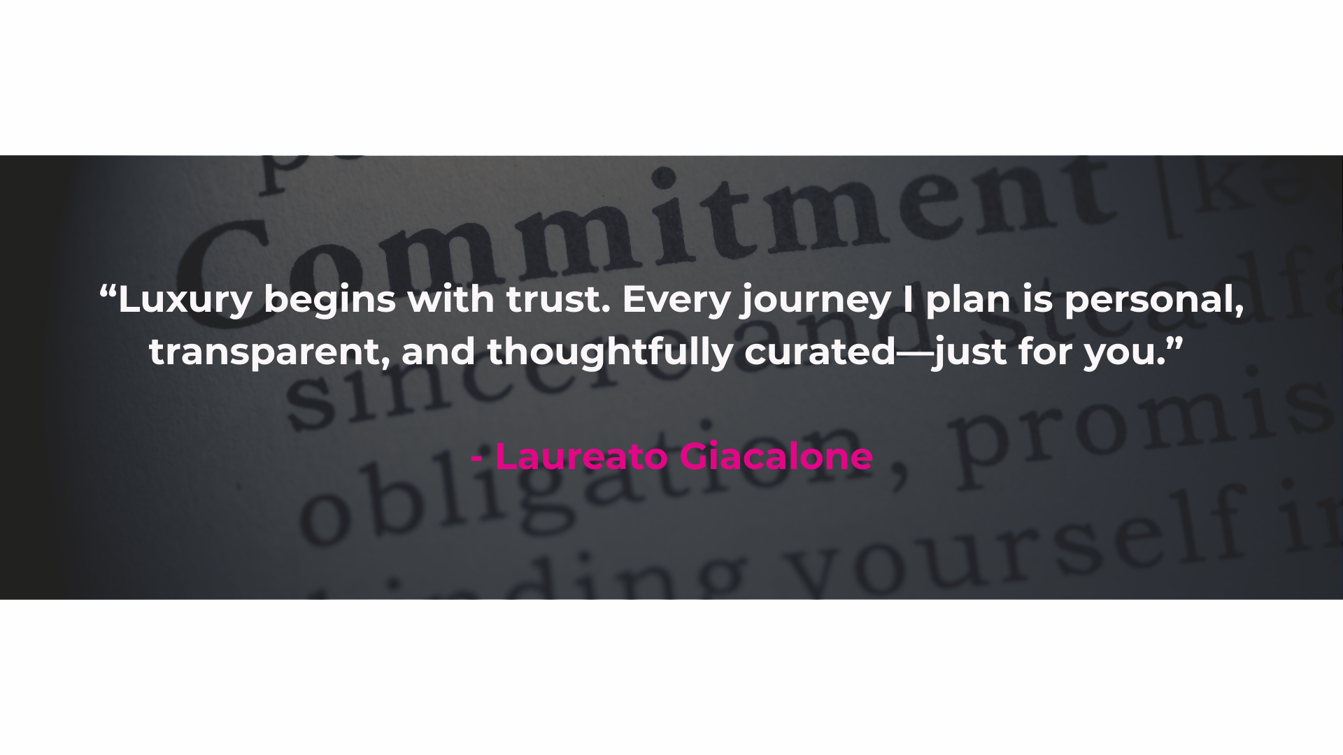 Luxury Travel Values with Laureato Giacalone