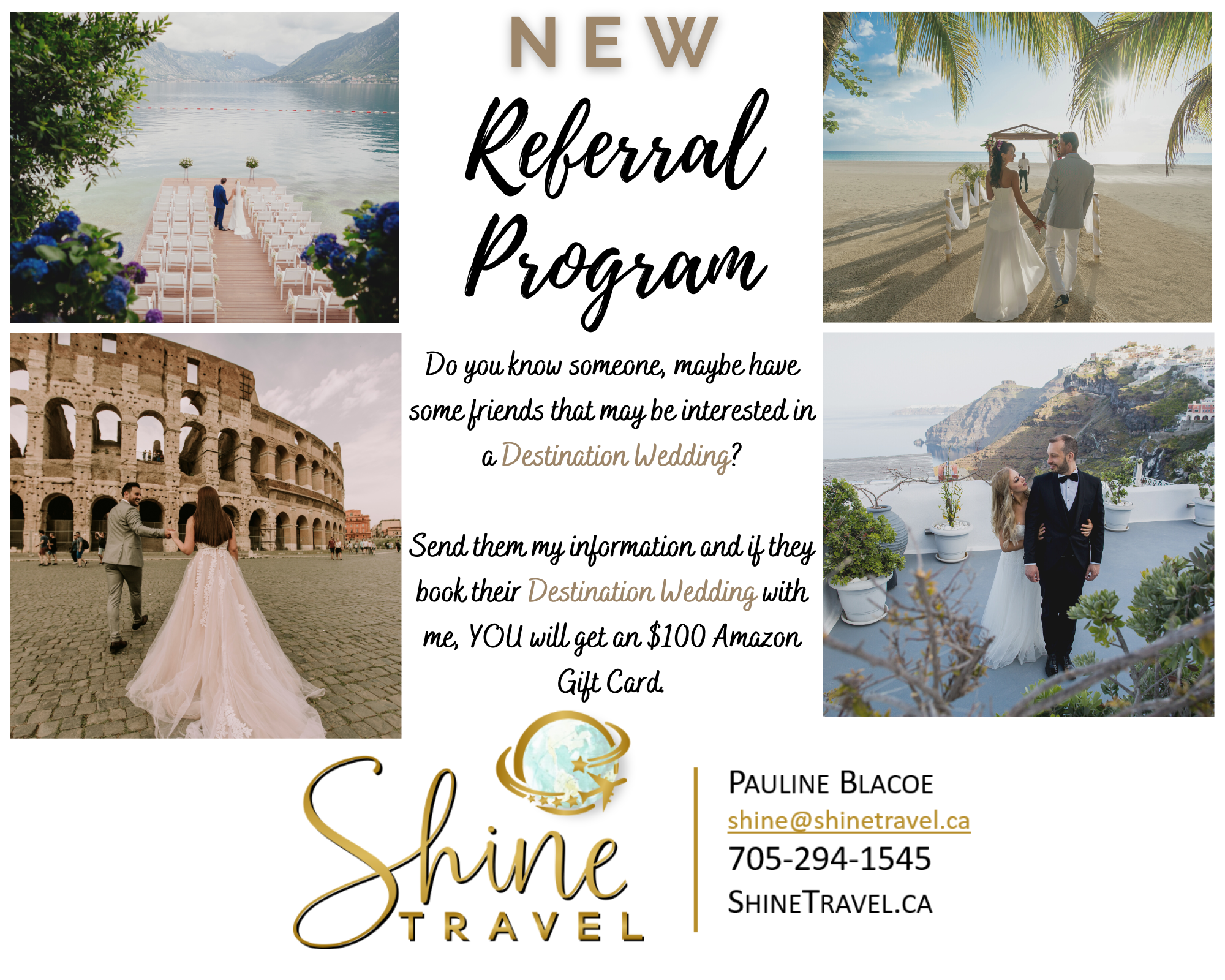 Destination Wedding Referral Program