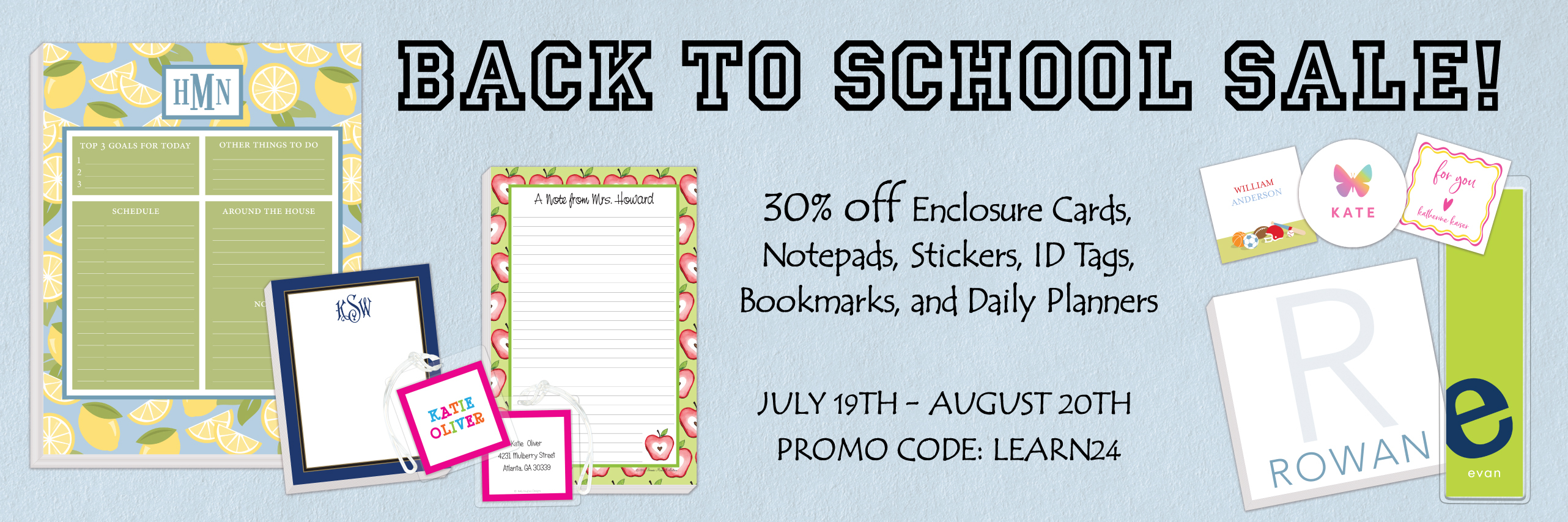 Back to School Sale! 30% Off with Promo Code