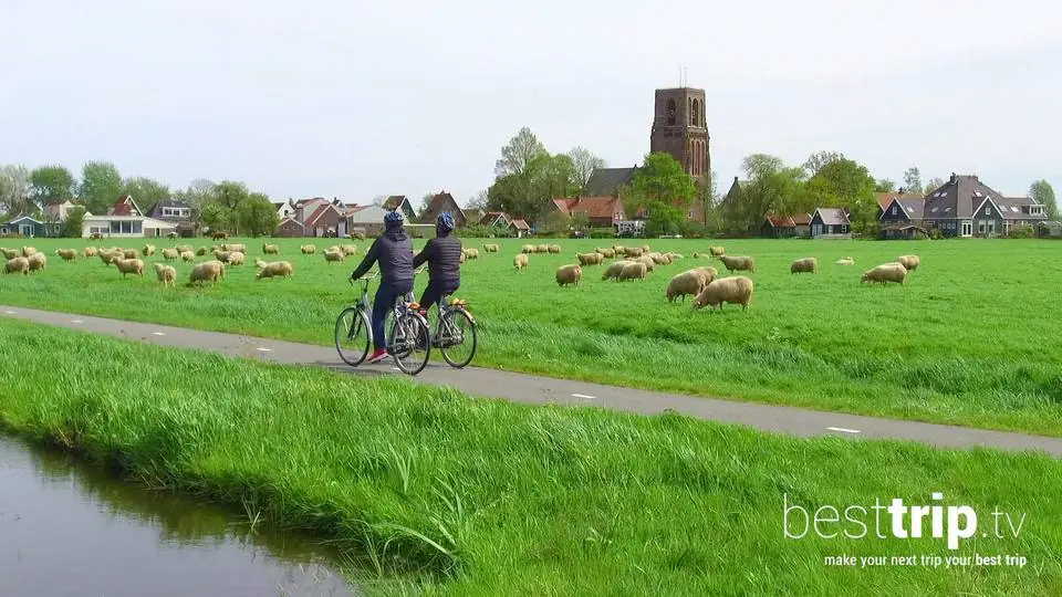 Cycling through the Dutch Countryside on an Avalon Active Shore Excursion