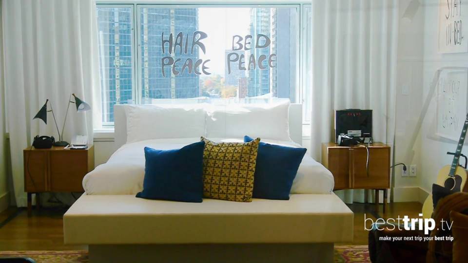 50 Years Later: John Lennon's Bed-in for Peace Hotel Suite Today