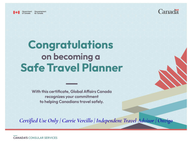 Why You Should Travel With a Certified Safe Travel Planner