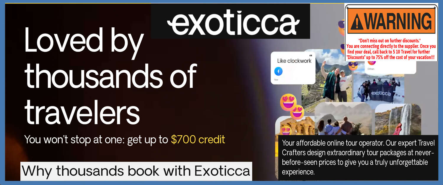 Exoticca Sale Banner